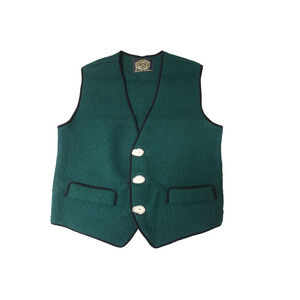 Vintage 1950s‎ Hudson On St. Croix Trading Company Mens small Wool Sweater Vest